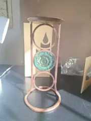 La Rosetta Pillar Holder 13 1/2 " 34 cm P7494 Candle Holder