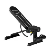 Everfit Weight Bench Adjustable Fid Press Home Gym 450Kg Capacity leather,pu,sil