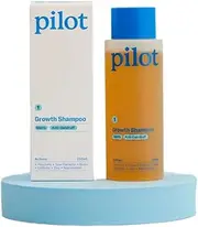 Pilot Growth Shampoo 250ml | Hair Growth Anti-Dandruff Shampoo for Men, Thickening & Strengthening, Minimise Breakage & Dandruff