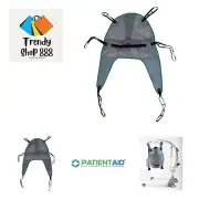 Full Body Mesh Divided Leg Sling with Head and Neck Support for Bathing and T...