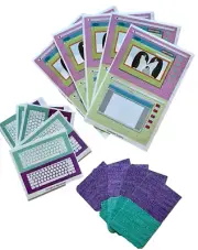 American Girl Craft Stickers for School Computer Screen Keyboards Mouse Pads 10x