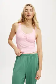 [Body] Body - Departure Lounge Scoop Tank - Blushing bride S BLUSHING BRIDE
