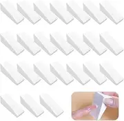 Desenda 24pcs Makeup Sponges Wedges Nail Art Sponges Make Up Wedges Gradient Shaped Nails Art Mini Applicator Wedges Triangle Shape Cosmetic Wedges Face Paint Sponges Set Foundation Beauty Tool