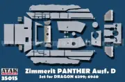 Atak 1/35 Panther D Zimmerit for Dragon kit #35015