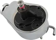 Power Steering Pump Compatible For Chevy BBC SBC 350 454 Chrome Saginaw 5/8" Key Way Style
