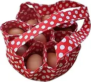Egg Collecting Basket - Egg Collecting Basket, Egg Collecting Basket | Vista Printed Egg Housewives Farm Garden Storage Supplies, Perfect for Use On The Go and Keep Eggs Safe During