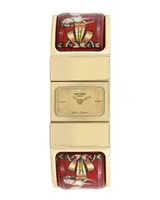 Herms Women's Loquet Bangle Watch, Circa 1990's (Authentic Pre-Loved)