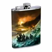 Lost At Sea Storm Em1 Flask 8oz Stainless Steel Hip Drinking Whiskey