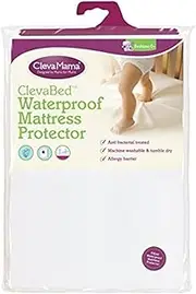 Clevamama Cotton Waterproof Cot Bed Mattress Protector 70x140 cm