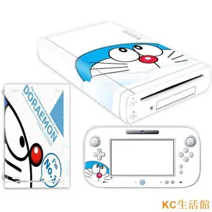 現貨 任天堂wii u機身貼膜 貼紙 wii u主機貼膜 火影龍珠貼紙 馬里奧時間-簡約