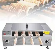 Commercial Chimney Bread Roll Grill,3000W Electric Chimney Cake Roll Oven Maker with 4 Non-Stick Rollers,Ice Cream Cone Grill Maker,Chimney Bread Machine,for Home & Business Use(Mechanical)
