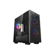Deepcool Matrexx 40 Fs Micro Atx Case 3Xtri Color Led Fans