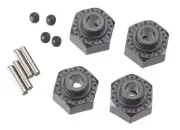 New Axial Black Aluminum Hex Hub 12mm (4) AX30429 Wraith AX10 Score Bomber MAX-D
