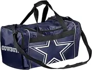 FOCO NFL Dallas Cowboys Core Duffel Gym Bag, Dallas Cowboys