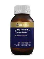BioCeuticals Ultra Potent-C High Dose Vitamin C 1000mg Vegan 60 Chewable Tablets