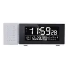 Night Light Digital Alarm Clock Color LED Changing FM Radio Temperature4506