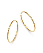 Moon & Meadow Endless Hoop Earrings in 14K Yellow Gold - Exclusive