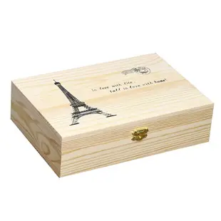 木盒定制復古帶鎖收納盒定做密碼木箱子家用桌面雜物收納盒木盒子【優妮好貨】0712