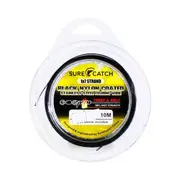 Surecatch Nylon Coated Trace Wire Black 10m