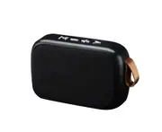 Portable Mini G2 6D Bass Bluetooth-compatible 4.2 Wireless Speaker with USB TF Card Jack Subwoofer Loudspeaker for Indoor Outdoor - Black