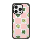 iPhone 16 Pro Ultra Impact Case MagSafe Compatible Clover Check by Megan McKean