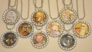 SET OF 9- "BOXTROLLS" Flat Bottlecaps Necklaces. Party favors!