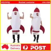 ROCKET SHIP COSTUME Adult NASA Spaceman Space Ship Fancy Dress Outfit