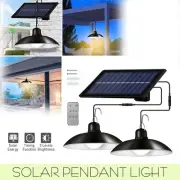 Garden Yard Solar Power Light Outdoor Hanging Pendant Tent Lamp Remote Control