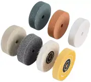 3 inch Buffing Polishing Wheel Kits(7 Pieces)for Mini Bench Grinder/Bench Buffer