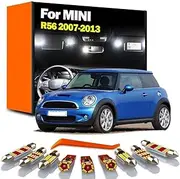 14Pcs Car LED Interior Map Dome Light Kit, For MINI Cooper S R56 2007-2010 2011 2012 2013 Footwell Sun Visor Lamp