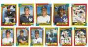 New York Yankees 1990 Topps Traded team set (11 cards) near mint-mint See list