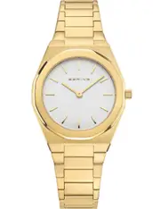 Bering 19632-730 White Dial Gold Stainless Steel Womens Watch