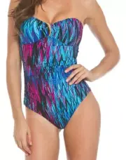 NWT SPANX 2379 Wavelength Slimming Sweetheart One Piece Sz 8 New $188 Padded