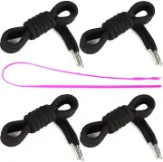 4 Pieces 53 Inches Drawstring Cords Drawstrings with Easy Threader for Sweatpant