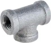 2-1/2" Galvanized Malleable Reducing 90 Degree Elbow for 150 LBS (Pk of 2)
