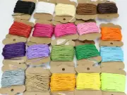 200 Yards Korean Waxed Cord String Thread 1mm for Necklace 20 Color