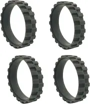 Replacement Tires Compatible with iRobot Roomba S9, j7, 500, 600, 700, 800, 900, e and i Series Models, Anti-slip Wheel Tires Replacement, Great Adhesion and Easy Assembly, 4-Pack