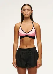 OVERLAND 2 SPORTS BRA IN PINK LEMONADE, 3XL