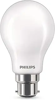 Philips LED Premium Classic Frosted A-Shape A60 Light Bulb [B22 Bayonet Cap] 7W - 60W Equivalent, Warm White (2700K)