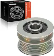 A-Premium Engine Harmonic Balancer Pulley Compatible with Volkswagen Golf 2009-2013, Jetta 2006-2010, Lupo 1998-2005 & Audi A3, A6, Q3, TT & Renault Clio, Kangoo, Megane, Scenic, Thalia & Seat Arosa