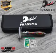 FRANKY,S Safety Razor & 10 Double Edge Blades Classic Shaving Vintage Adjustable