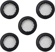 5 Pieces Seal O Ring Gasket Filter Net Shower Head Stainless Steel Gasket Rubber Washer With 40 Mesh for 1/2 Inch Shower Heads, Pump, Garden Hose, Gun, Wand and Lance