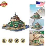 Saint Michael's Mount Architecture Building Blocks Set - 1392 PCS for All Ages