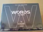 WORDS FOR MEN By Marjane 100ml EDT Spray Men's Perfume Fragrance Rare Hard Find