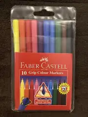 Faber-Castell - 10 Grip Colour Markers