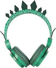 OSALADI Headphones Volume Limited Adjustable Headset Game Headset Headset Cartoon Headphone Boys Headset Cartoon Headset Decorative Headset Children Headset Animal Headset Abs Green