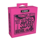 Ernie Ball P03223 Super Slinky 3 Sets Pack Elec. Guitar Strings UPC 749699132233