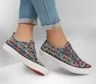 Women's BOBS Fom Skechers - Woof Crush Slip on Canvas Shoe
