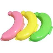 10X(Banana Case Portable Banana Holder for Lunch Boxes, - Fruit4231