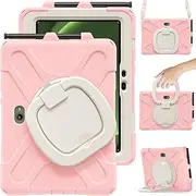 Samsung Galaxy Tab Active Pro 10.1 Inch T540 T545 T547 Case, [Rugged] [Heavy Duty] Galaxy Tab Active Pro 10.1 Inch T540 T545 T547 Case with 360° Swivel Stand/Handle Grip/Shoulder Strap/Pencil Holder